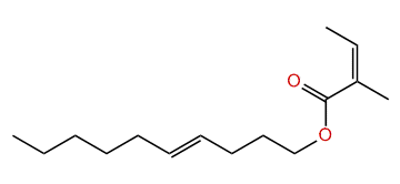 (E)-4-Decenyl (Z)-2-methyl-2-butenoate
